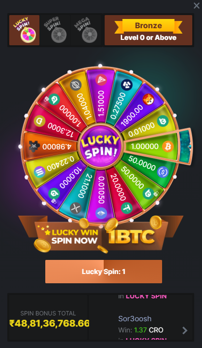 BC.Game Lucky Spin